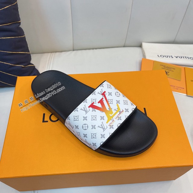 LV專櫃經典款涼拖鞋 高版本LOUIS VUITON路易威登最新款拖鞋情侶款 dx2704